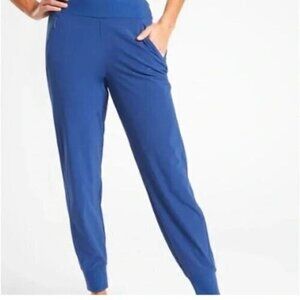 Athleta Soho Jogger Pants Blue Stretch Pull On‎ Athleisure Women's Plus Size 16
